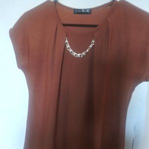 Tan Blouse